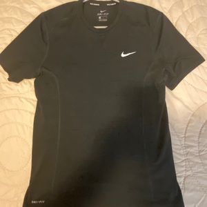 Black Running Nike Dri-Fit Tee